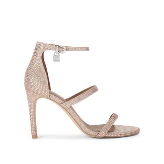 Kurt Geiger Womens Park Lane Sandals - Blush Fabric - Size UK 5