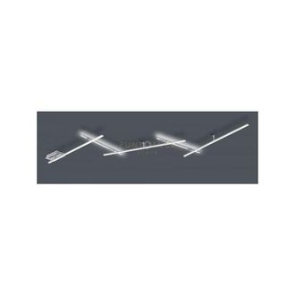Trio Plafoniera Applique Parete Soffitto 3 Luci Retro Illuminata Indira gd