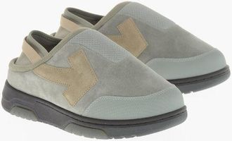 Off-white Mules OUT OF OFFICE in Fabric and Suede size 41