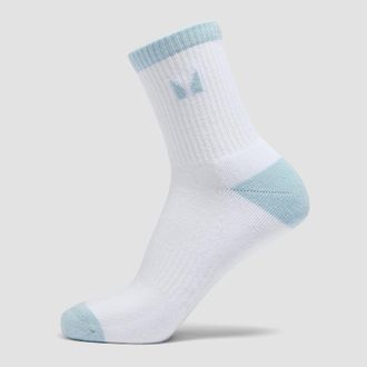 Chaussettes Hautes De Cuisse Unisexes - 2 Paires Blanches, Polyester Extensible, Idéales Fête, Cosplay Ou Tenue Casual