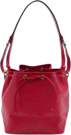 Louis Vuitton Pre-owned Petit Noe - Dames - Vintage Tas - Rood - ONE Size - Leer - Vintage