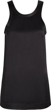 Toteme Satin Tank top - Black - 40 (UK12 / M)