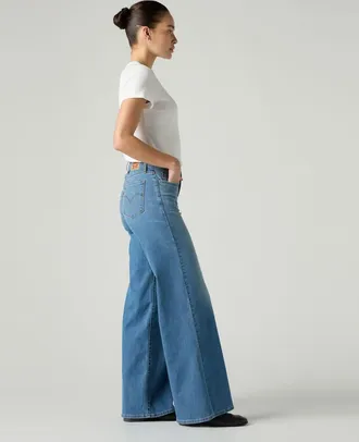 Levi's 318 Darkest Sky - Jeans modellanti a fondo ampio blu