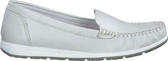 Marco Tozzi Witte Gabri Sneakers voor Vrouwen - Dames - Loafers - Wit - 41 EU - Leer - Schoenen