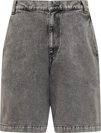 A-Cold-Wall* Denim Shorts met Rits en Zakken - Heren - Denim shorts - Zwart - L - Denim - Korte Broeken