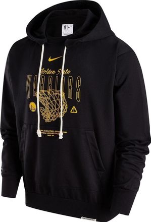 Nike Golden State Warriors Standard Issue Hoodie Black Gold FB4274-010