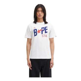 A Bathing Ape A Bathing Ape, Hombre, Camisetas, Blanco, Talla: M