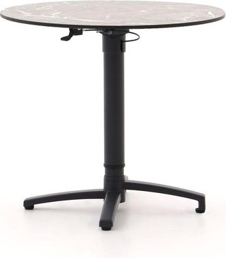 Bellagio la vita attrattiva Bellagio Canzo klaptafel &oslash;80 (h:73/109cm) verstelbaar