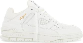 Axel Arigato Vintage Basketbalstijl Lage Sneaker - Heren - Sneakers - Wit - 40 EU - Leer - Schoenen