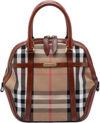 Burberry Borsa a mano Pre-owned Burberry Orchard in tela - - Pre-owned - Donna - Marrone - ONE SIZE