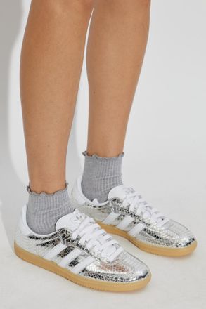 adidas SAMBA OG Sports Shoes, Womens, Silver