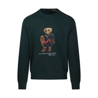 Ralph Lauren Heren, Sweatshirts & Hoodies, Groen, Maat: XL Katoen