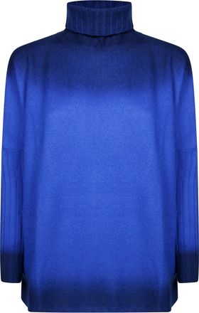 Absolut Cashmere Gradient Turtleneck Sweater with Dropped Shoulders