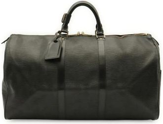 Louis Vuitton Pre-owned Epi Boston Bag - Dames - Vintage Weekendtas - Zwart - ONE Size - Leer - Vintage