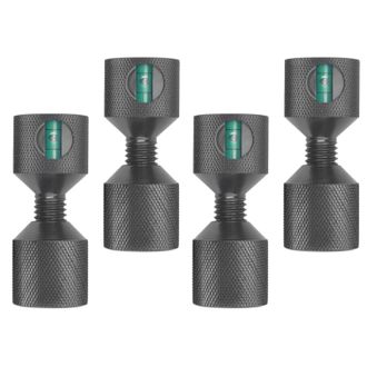 OEM Pasadores De 1-1/8 Con Dos Orificios, Nivel Incorporado, Aluminio 6061, Pasador De Alineaci&oacute;n De Brida De 2 Orificios Con Acabado De &Oacute;xido Anodizado N