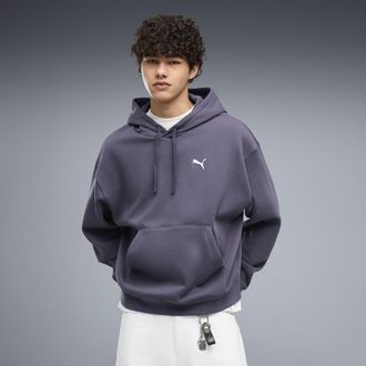 Puma Felpa con cappuccio oversize Essentials da uomo, Abbigliamento, Grigio, XXL