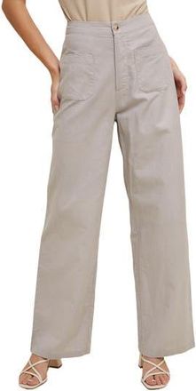 Wishlist High Rise Wide Leg Pants in Mist at Nordstrom Rack, Size Medium