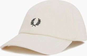 Fred Perry Mens Fred Perry Pique Classic Cap - White