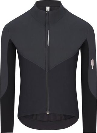 Q36.5 Dottore Hybrid Que L/S Jersey Velotrikot f&uuml;r Herren | schwarz/grau