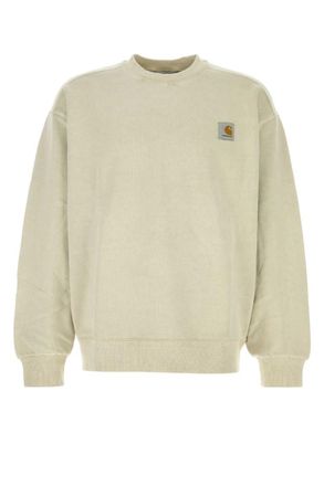 Carhartt Work in Progress Beige Logo Sweatshirt