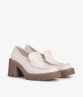 Pedro Garcia Womens Zavanna Lightweight Maxi Loafers In Basmati