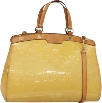 Louis Vuitton Pre-owned Handbags, female, Yellow, Size: ONE SIZE Pre-owned Leather Handbag