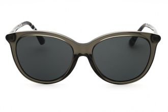 Burberry 0BE4455 Round Acetate Sunglasses - Grey
