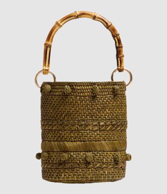 Vanessa Bruno Sac Mini Seau Kaki