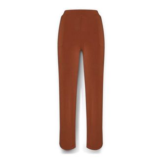 Elena Miro Broeken, Dames, Bruin, S, Nylon, Trek aan broek