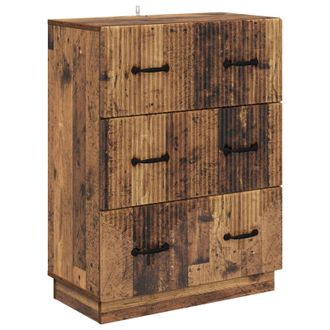 vidaXL Cajonera Madera Envejecida 66 X 34,5 X 87 Cm Vidaxl
