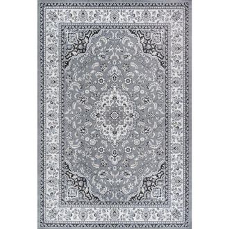 Jonathan Y Designs Palmette Modern Persian Floral Area Rug in Gray/cream at Nordstrom, Size 3Ft 0In X 5Ft 0In
