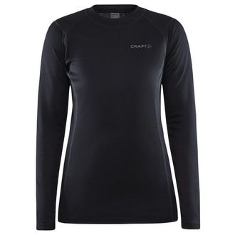 Craft Core Warm Baselayer L/S Tee Kunstfaserunterw&auml;sche f&uuml;r Damen | schwarz