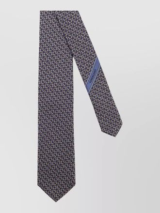Ferragamo slim bow tie geometric pattern design