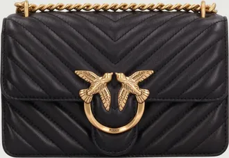 Pinko Borsa Love One Mini in nappa trapuntata chevron