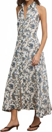 Veronica Beard Mackey Dress In Dove Multi