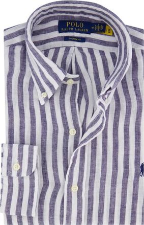 Polo Ralph Lauren Overhemden, Heren, Blauw, S, Casual Donkerblauw Overhemd