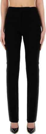 Max Mara Black Slim Flat Front Pants