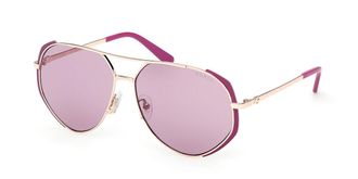 Guess GU00219 82Y Womens Sunglasses Gold Size 59