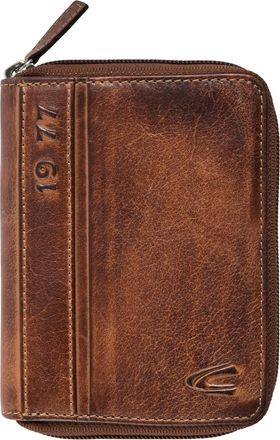 Camel Active Geldb&ouml;rse CAMEL ACTIVE Melbourne, Herren, braun, Leder, Antik-Look, vintage, Kleinlederwaren Geldb&ouml;rse, aus hochwertigem Rindsleder mit kernigen N&auml;hte