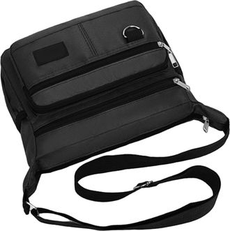 Generic Crosses Shoulder Bag Men - Polyester 9.84x3.94x8.27 Inches | Multi-Pocket Sling Backpack with Waterproof, Durable, Travel Ready | Mens Single Shoulder