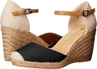 White Mountain Mamba Womens Wedge Shoes Black : 7.5 B - Medium, Textile