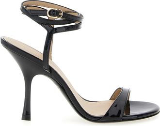 Stuart Weitzman Black Open Toe Heels