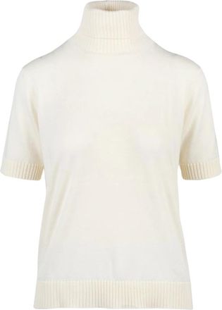 FILIPPO DE LAURENTIIS Dolcevita Turtleneck - Dames - Coltruien - Wit - S - Wol - Truien & Vesten