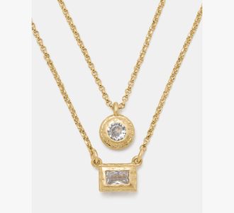 Kate Spade New York Elegant Edge Double Necklace Set