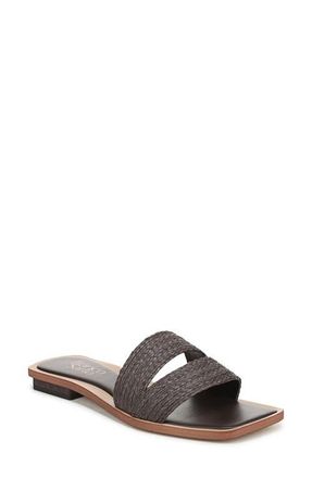 Franco Sarto Emilana Slide Sandal in Chocolate at Nordstrom, Size 6.5