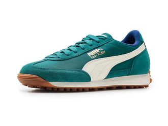 Puma Easy Rider Vintage Shoes Mens Shoes Emerald Ice/Warm White : 10.5 D - Medium, Leather/Textile