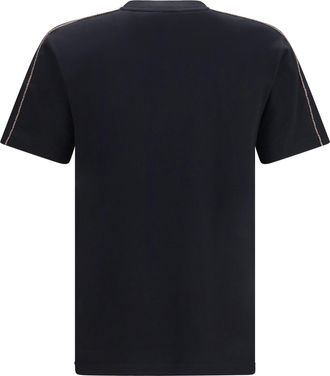 Burberry Mens Jwear T-Shirt Black Cotton T-Shirts And Polos