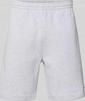 Lacoste Regular Fit Sweatshorts aus Baumwoll-Mix in Hellgrau, Gr&ouml;&szlig;e XXXL