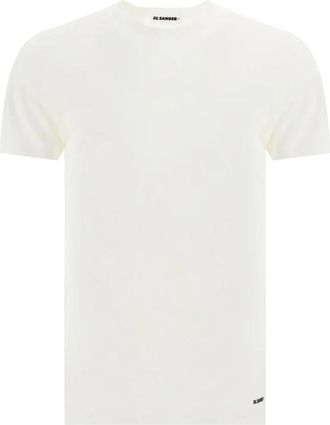 Jil Sander Wit T-shirt - Heren - T-shirts - Wit - XS - Katoen - Tops