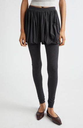 Paloma Wool Caly Skirt Overlay Leggings in Grey at Nordstrom, Size X-Small